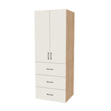 30" Wide Tall Pantry Cabinet with Drawer - (Ply Wood Boxes - Flat Panel Doors) 24 D