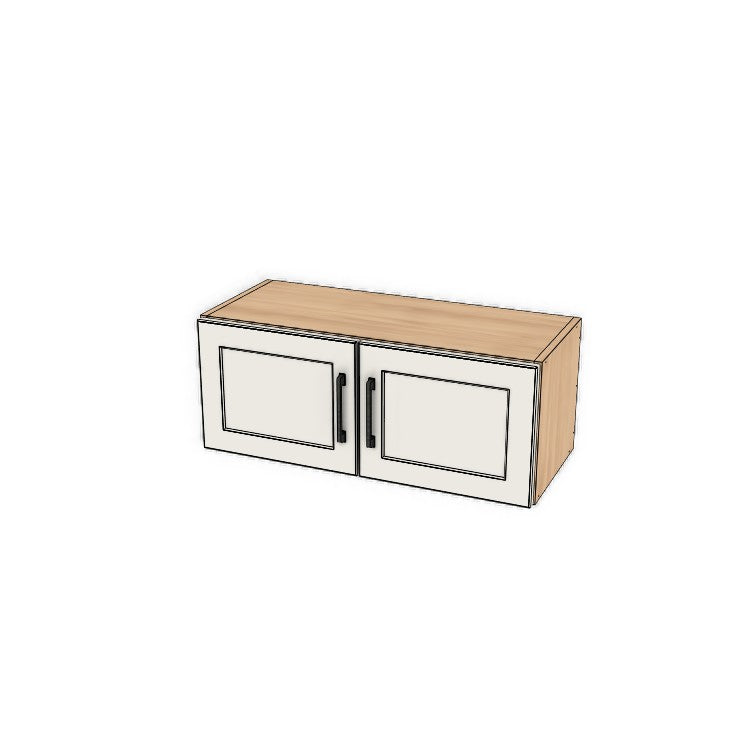 30" Wide x 12" High Fridge/Stove Cabinet - (Ply Wood Boxes - Painted Doors)