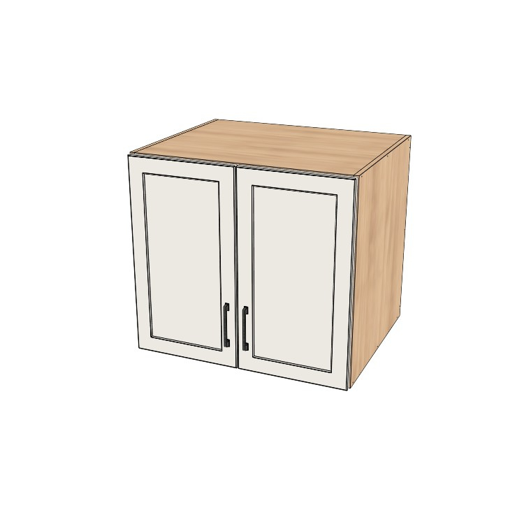 30" Wide x 27" High x 24" Deep Fridge/Stove Cabinet - (Ply Wood Boxes - Painted Doors)