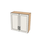 30" Wide x 30" High Fridge/Stove Cabinet - (Ply Wood Boxes - Painted Doors)