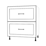30" Wide Drawer Cabinet - Thermofoil Doors