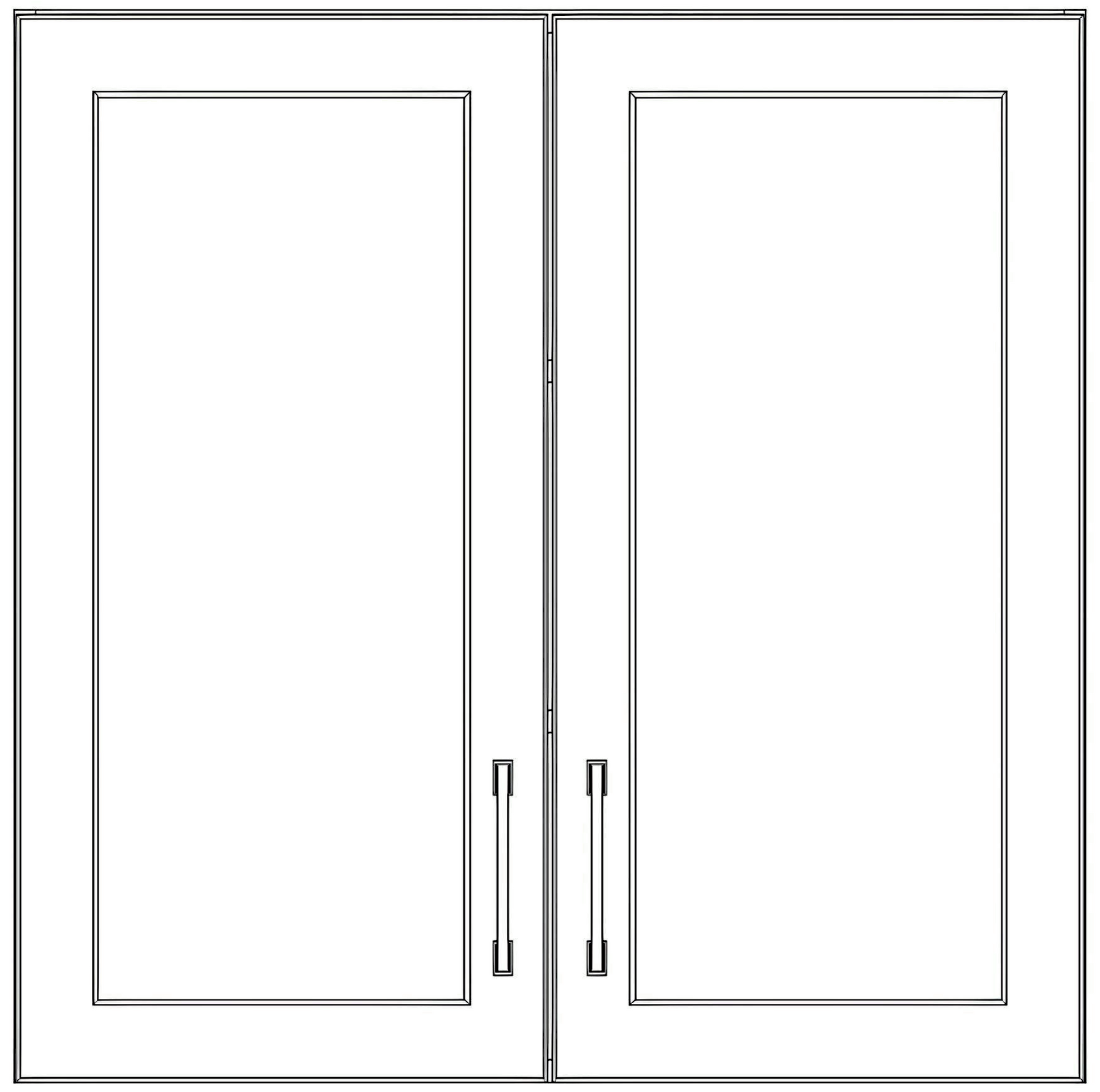 Cabinets With Thermofoil Doors RTI CABINETS   30 X 30 High Wall Cabinet 1796x1784 