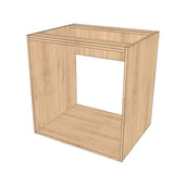 30" Wide Base Cabinet - Sink Cabinet - No Back - (Ply Wood Boxes - Thermofoil Doors)