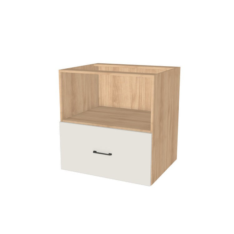 30" Wide Base Microwave Cabinet  - (Ply Wood Boxes - Flat Panel Doors)