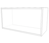 30" Wide x 15" High Stove Cabinet - Thermofoil Doors