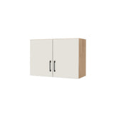 30" Wide x 21" High Fridge/Stove Cabinet - (Hardrock Maple Melamine Boxes - Flat Panel Doors)