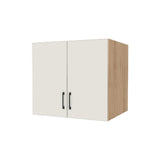 30" Wide x 27" High x 24" Deep Fridge/Stove Cabinet - (Hardrock Maple Melamine Boxes - Flat Panel Doors)