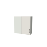 30" Wide 30" High Blind Corner Wall Cabinet - Door on Right/Left Side - (White Melamine Boxes - Flat Panel Doors)