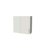 32" Wide 30" High Blind Corner Wall Cabinet - Door on Right/Left Side - (White Melamine Boxes - Flat Panel Doors)