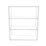 30" Wide x 36" High Wall Cabinet - Thermofoil Doors