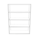 30" Wide x 42" High Wall Cabinet - Painted Doors