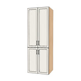 30" Wide Tall Pantry Cabinet - (Ply Wood Boxes - Thermofoil Doors) 24 D