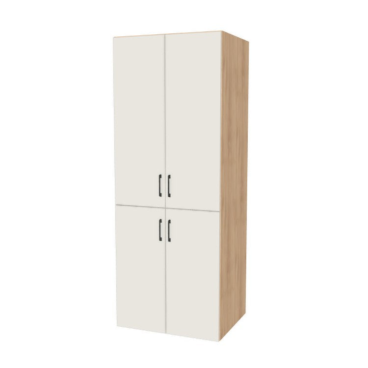 31" Wide Tall Pantry Cabinet - (Ply Wood Boxes - Flat Panel Doors) 24 D