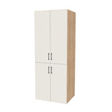 31" Wide Tall Pantry Cabinet - (Ply Wood Boxes - Flat Panel Doors) 24 D