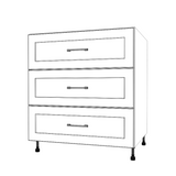 31" Wide Drawer Cabinet - Painted Doors