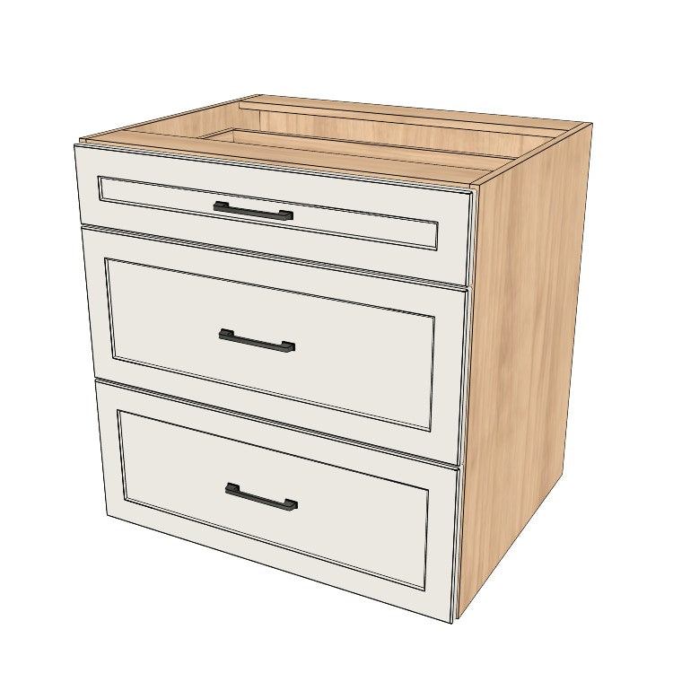 31" Wide Drawer Cabinet - (Ply Wood Boxes - Thermofoil Doors)
