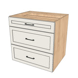 31" Wide Drawer Cabinet - (Ply Wood Boxes - Thermofoil Doors)