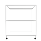 31" Wide Base Cabinet - Painted Doors