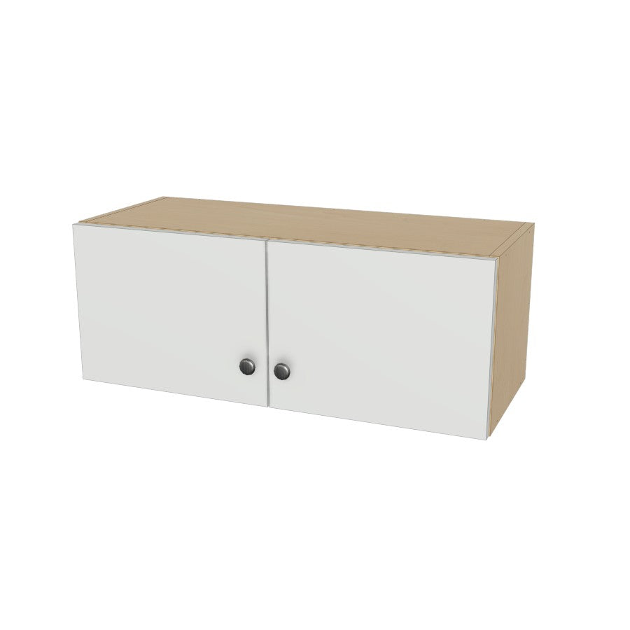 31" Wide x 12" High Wall Cabinet - (Ply Wood Boxes - Flat Panel Doors)