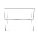 31" Wide x 24" High Wall Cabinet - Thermofoil Doors