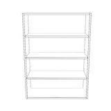 31" Wide x 42" High Wall Cabinet - Thermofoil Doors
