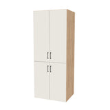 32" Wide Tall Pantry Cabinet - (Ply Wood Boxes - Flat Panel Doors) 24 D