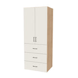 32" Wide Tall Pantry Cabinet with Drawer - (Ply Wood Boxes - Flat Panel Doors) 24 D