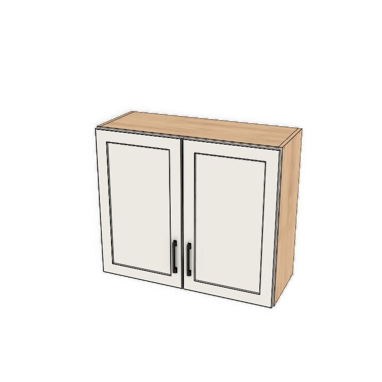 32" Wide x 27" High Fridge/Stove Cabinet - (Ply Wood Boxes - Painted Doors)