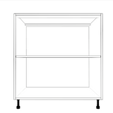 32" Wide Base Cabinet - Painted Doors