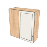 32" Wide 34" High Blind Corner Wall Cabinet - Door on Right/Left Side - (Ply Wood Boxes - Thermofoil Doors)