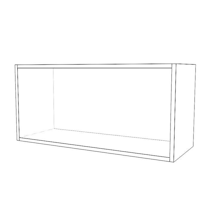 32" Wide x 15" High Fridge Cabinet - Thermofoil Doors