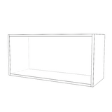 32" Wide x 15" High Fridge Cabinet - Painted Doors