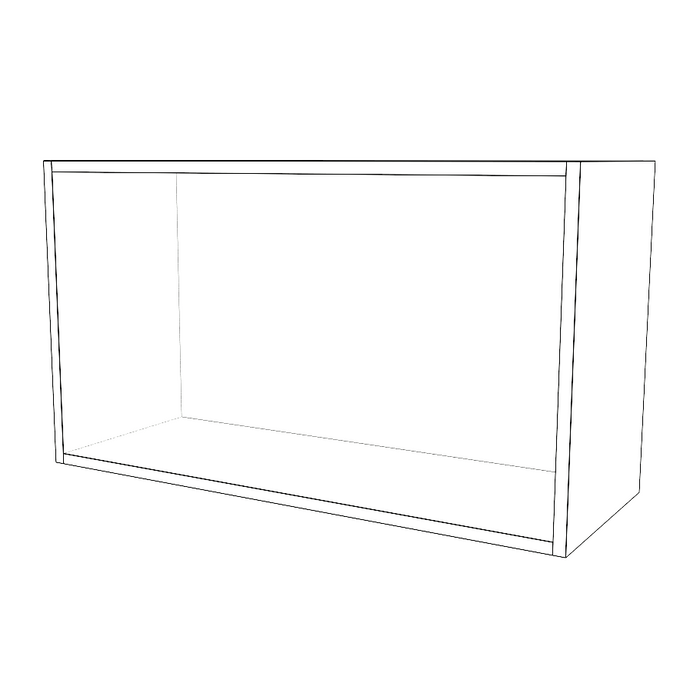 32" Wide x 18" High Fridge Cabinet - Thermofoil Doors