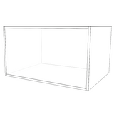 32" Wide x 18" High x 24" Deep Fridge Cabinet - Thermofoil Doors