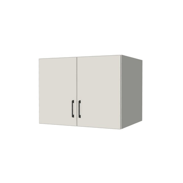 32" Wide x 24" High x 24" Deep Fridge/Stove Cabinet - (White Melamine Boxes - Flat Panel Doors)