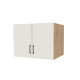 32" Wide x 24" High x 24" Deep Fridge/Stove Cabinet - (Hardrock Maple Melamine Boxes - Flat Panel Doors)