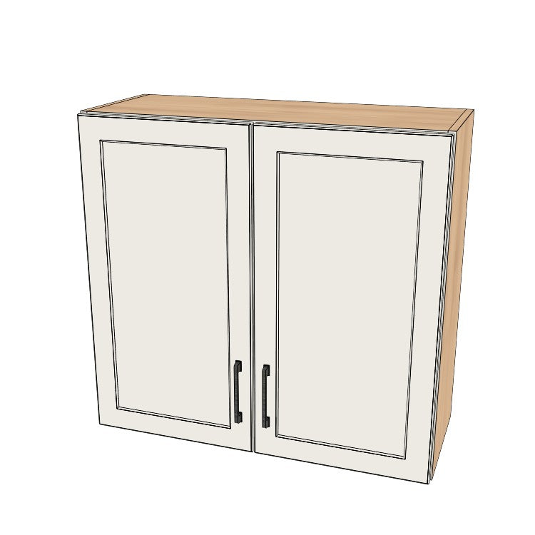 32" Wide x 30" High Wall Cabinet - (Ply Wood Boxes - Painted Doors)