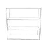 32" Wide x 30" High Wall Cabinet - Painted Doors