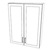 32" Wide x 42" High Wall Cabinet - Painted Doors