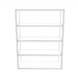 32" Wide x 42" High Wall Cabinet - Painted Doors