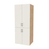 33" Wide Tall Pantry Cabinet - (Ply Wood Boxes - Flat Panel Doors) 24 D