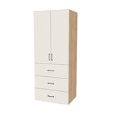 33" Wide Tall Pantry Cabinet with Drawer - (Ply Wood Boxes - Flat Panel Doors) 24 D