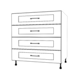 33" Wide Drawer Cabinet - Thermofoil Doors