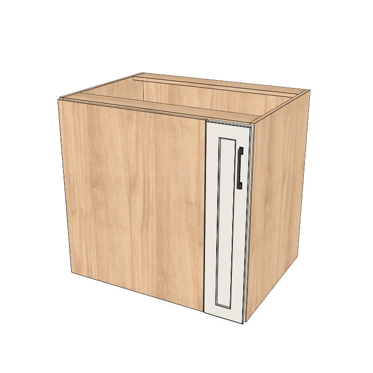 33" Blind Corner Base Cabinet - Door on Right/Left Side - (Ply Wood Boxes - Thermofoil Doors)