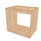 33" Wide Base Cabinet - Sink Cabinet - No Back - (Ply Wood Boxes - Painted Doors)