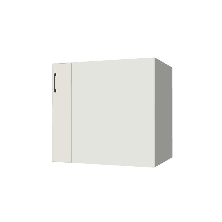 33" Blind Corner Base Cabinet - Door on Right/Left Side - (White Melamine Boxes - Flat Panel Doors)