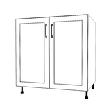 33" Wide Base Cabinet - Thermofoil Doors