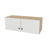 33" Wide x 12" High Wall Cabinet - (Ply Wood Boxes - Flat Panel Doors)