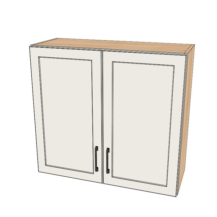 33" Wide x 30" High Wall Cabinet - (Ply Wood Boxes - Thermofoil Doors)
