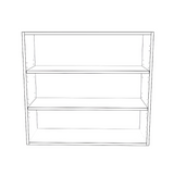 33" Wide x 30" High Wall Cabinet - Thermofoil Doors